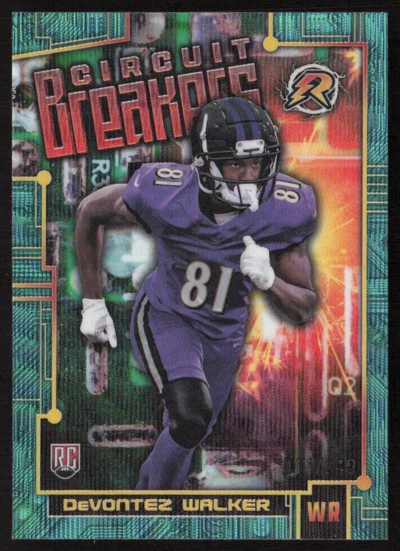 Devontez Walker Topps Resurgence Circuit Breakers #CB21 Aqua Surge