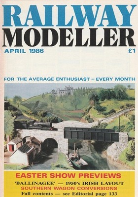 RAILWAY MODELLER April 1986 Model Railway Layout Irish Hobby Train Magazine