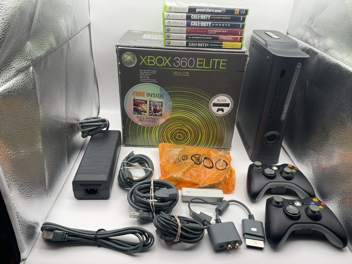 Microsoft XBOX360 120GB 黒 エリート 本体箱付き Amazon.com: Microsoft Xbox 360 Elite 120GB Console Bundle