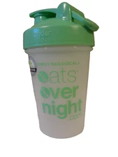Simpy nailogical x oats overnight blender bottle NEW holo taco white green 20oz