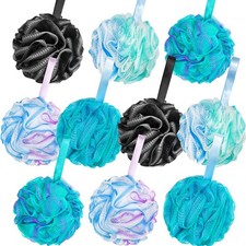 10 Pack Bath Sponge Loofahs 40g Mesh Shower Pouf