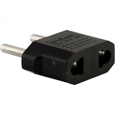 US USA to EU Euro Europe adapter Power Jack Wall Plug Converter Travel Adapter