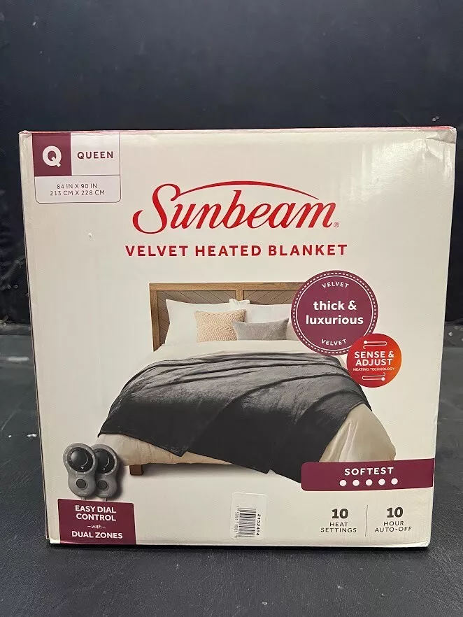 Sunbeam heated 2025 blanket auto off