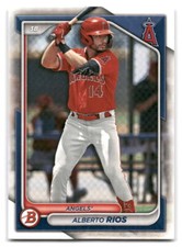 Alberto Rios 2024 Bowman Baseball #BP-98 Los Angeles Angels Prospects