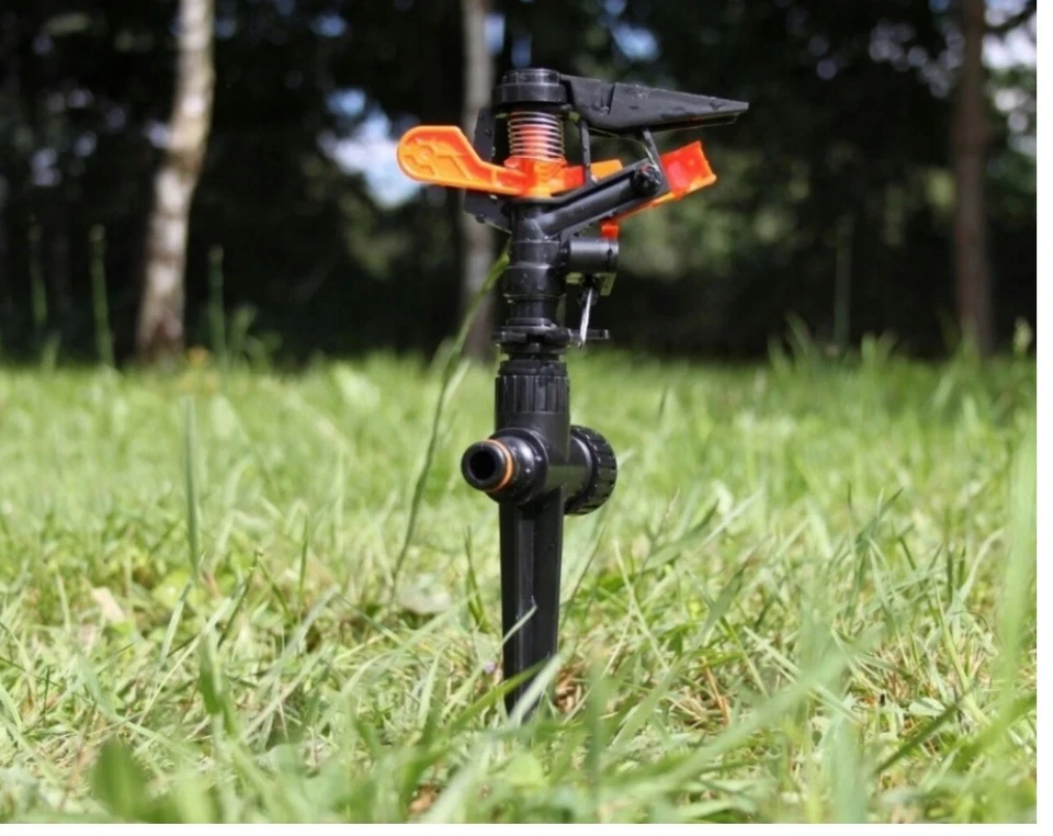 IRRIGATORE AD IMPULSO REGOLABILE IRRIGAZIONE ORTO GIARDINO a scatto tubo acqua — 第 3/4 张图片