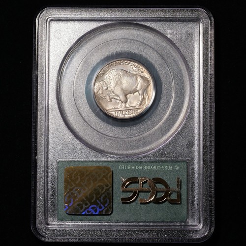 1937-S Buffalo Nickel Five Cent 5c - PCGS GRADED MS65 - Excellent Color - OGH - Picture 3 of 4