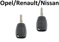 2 X AutoschlüSsel GehäUse Renault Trafic Master Kangoo Opel Vivaro Movano VA102