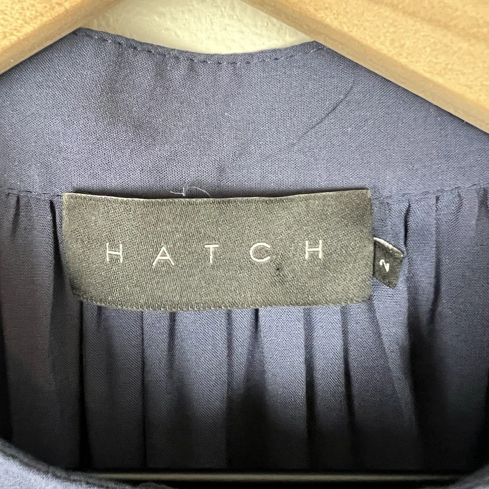Hatch Maternity Cassie Halter Sleeveless Navy Top Women’s Sz 2 / M - Image 4 of 4
