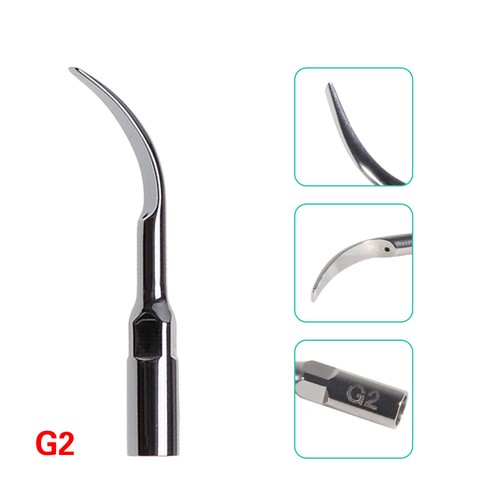 Dental Ultrasonic Air Scaler Handpiece 2/4Hole Scaling Perio Tips G1,G2,G4 st - Picture 40 of 54