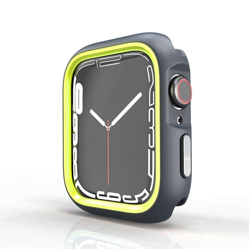 Pour Apple Watch Series 41/44/45/49/42/46mm Coque rigide luxe robuste pare-chocs PC - Photo 48 sur 53