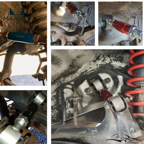 Unterer Querlenker vorne oben hinten Stahl Sturz für 92-95 Honda Civic Integra - Picture 7 of 9