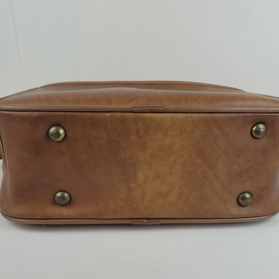 Bolso de Lona de Cuero Marca Reloj Invicta Vintage - Marrón/Tostado Foto 4 de 4