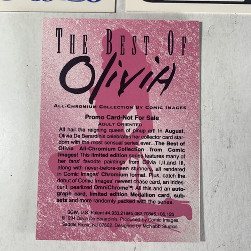 Olivia Promo Card Lot II All-Prism, 3, Best of - Comic Images - 第 7/7 張圖片