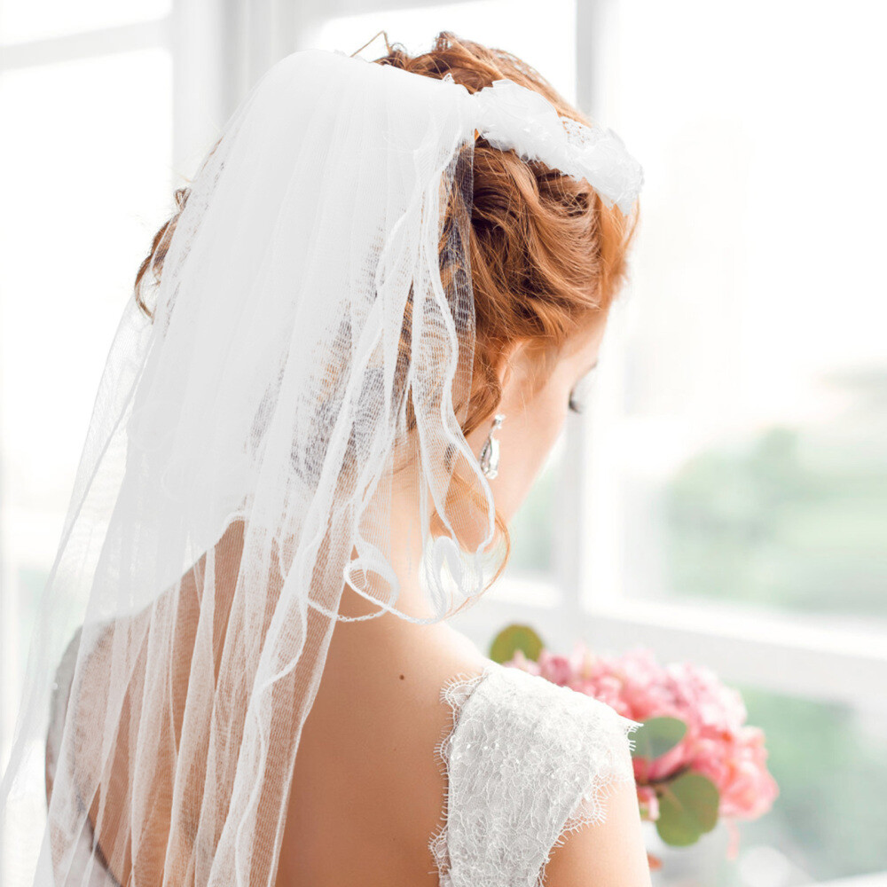 Two Layers White Communion Delicate Flower Girl Veils Wedding Veils eBay