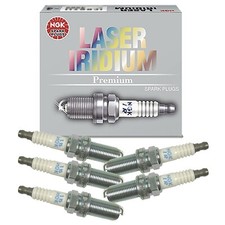 NGK Set of 5 Laser Iridium Spark Plugs (Gap 0.032) For Volvo C30 C70 S40 S60 V50