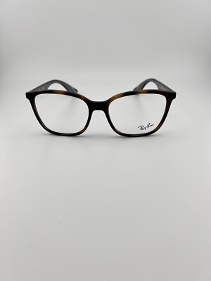 Ray Ban UNISEX OPTICAL Eyeglasses RB 7066 5768 TRANSPARENT 52-17-140MM SQUARE