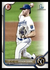 2022 Bowman Draft Steven Zobac #BD-101 Kansas City Royals