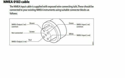 Raymarine NMEA 0183 Input Output Cable C70 C80 C120 A60 A65 E80 E120 R08004 1.5m - Picture 3 of 4