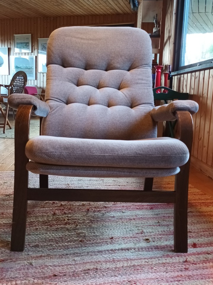 Chair Vintage Relaxing 60er Retro Easy Danish Modern 70er Farstrup 64