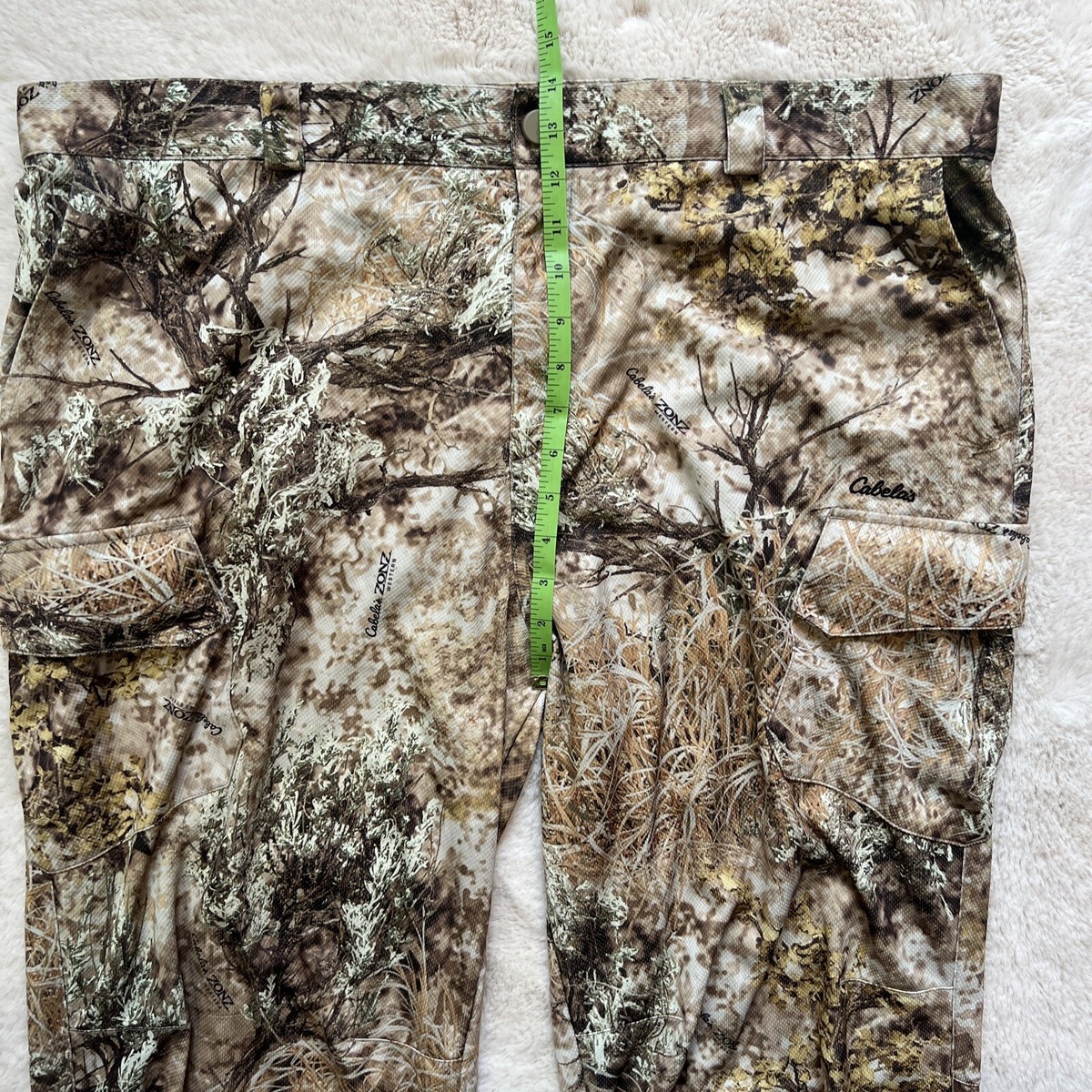Cabelas Camo Cargo Pants Zonz Western Pattern Cotton Poly