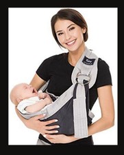 Cuby Over The Shoulder Baby Toddler Sling Carrier Gray NWT KK
