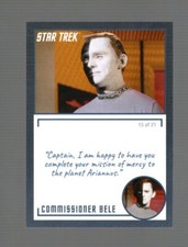 2020 STAR TREK TOS ARCHIVES & INSCRIPTIONS COMMISH BELE #83 VARIATION #15 OF 21