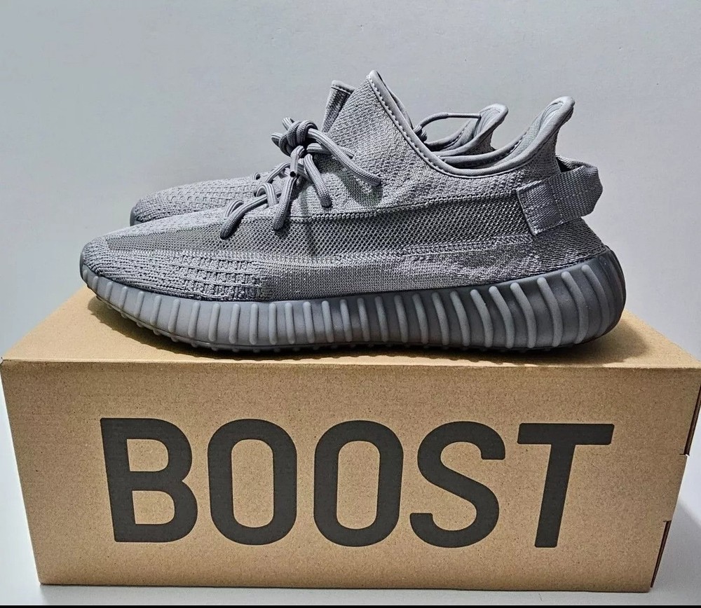 Adidas Yeezy 350 Boost V2 Steel Grey Men's Shoes Sz 13 (IF3219) New in hands