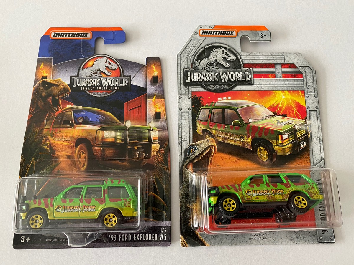 マッチボックス ジュラシックワールド 93 FORD EXPLORER4 Amazon.com: Matchbox Jurassic World '93 Ford Explorer #4