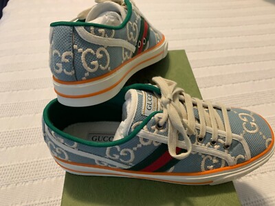 Gucci GG logo Tennis 1977 Sneakers Blue/Ivory Size EU39.5