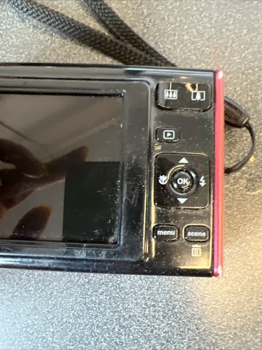 Polaroid 12 MP Digital Camera With 3x Optical Zoom Red i1237 - Untested - Picture 11 of 12