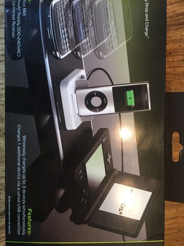 NEW- POWERMAT PMM-HO100 UNIVERSAL WIRELESS CHARGING MAT - NIB - HOME OFFICE MAT