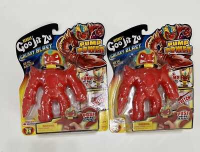 Heroes of Goo Jit Zu (Bundle Of 2) Galaxy Blast Pump Power  Air Vac Blazagon