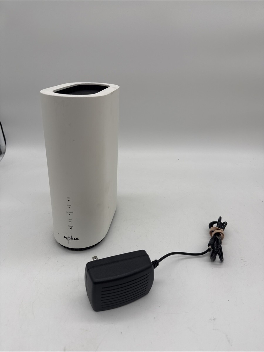 NOKIA Beacon 10 Router WiFi 6E Tri-band Gateway, Colore Bianco, Nuovo