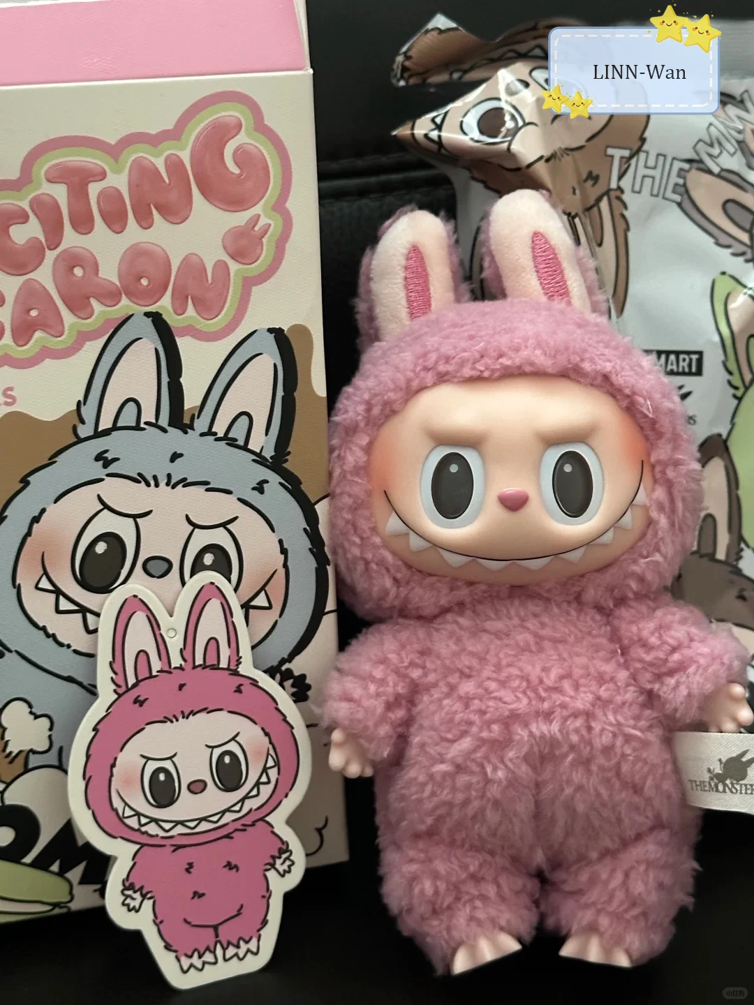その他 POPMART THE MONSTERS LABUBU Lychee Berry Labubu The Monsters Exciting Macaron Vinyl Face Series