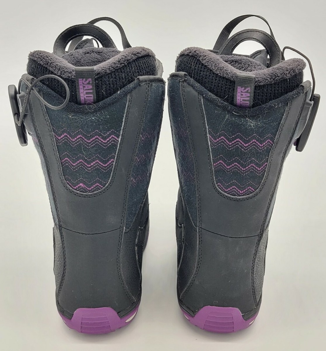 Salomon Ivy Boa Coiler STR8JKT Black Purple Snowboard Boots Salomon Ivy Boa Coiler STR8JKT Black Purple Snowboard Boots