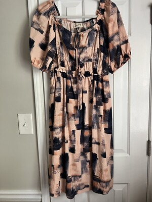target universal thread midi dress Women's Ruffle Smocked Midi Dress