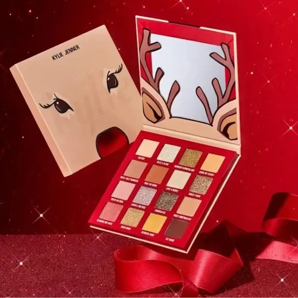 Kylie Jenner Cosmetics-Eyeshadow/Limited Edition Holiday Pressed Powder Palette - Image 2 of 2