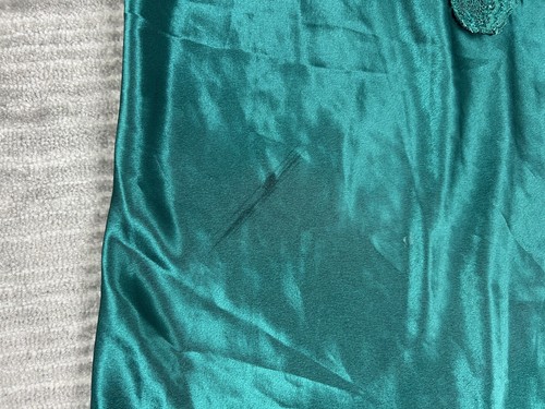 Vintage Expressions By California Dynasty Slip Dress Womens Medium Green Gown - Picture 4 of 10