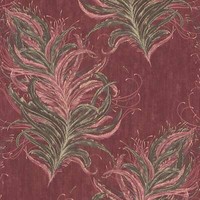 4,69 €/Qm / Vliestapete A.S.Creation Mata Hari 38009-3 Federn Vintage Rot Gold