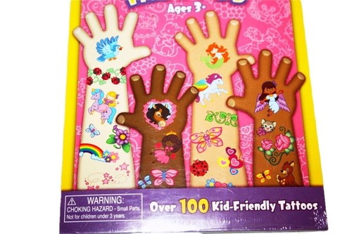 Melissa & Doug My First Temporary Tattoos Pink Set Girl Theme Ages 3+ - 第 3/7 張圖片