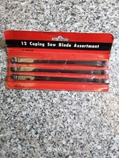 T.15 Coping Saw Pack Of 12 Medium, Fine And Extra Fine Blade Assortment