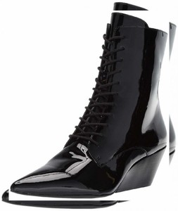 calvin klein patent boots