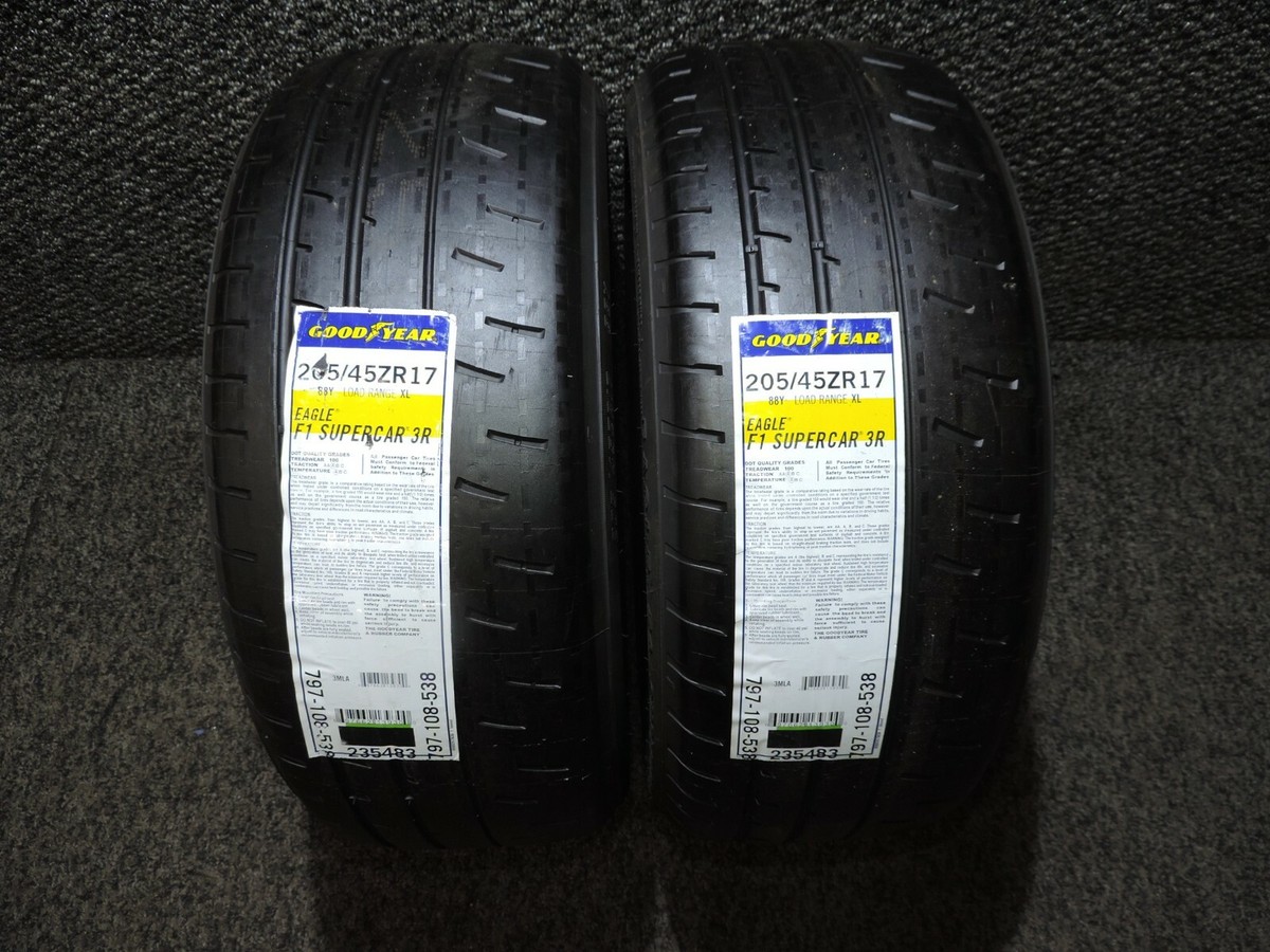 P205/45ZR17 Goodyear Eagle F1 Supercar 3R Tires New 205.45.17
