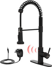 Touchless Oil Rubbed Bronze Kitchen Faucet with Pull Down Sprayer AC Adapter