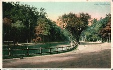 Vintage Postcard 1920's Wissahickon Creek & Drive Fairmount Park Philadelphia PA