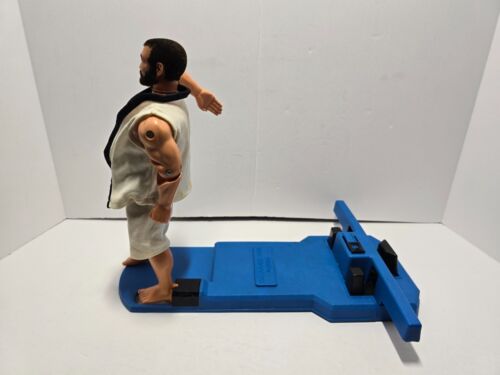 Juego de lucha de acción de karate vintage KAR-A-ATE para hombres completo con caja Aurora 1975 - Imagen 7 de 15