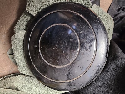Antique Vintage Bakelite 7 1/2'' Wheel / Handle With Clay Center