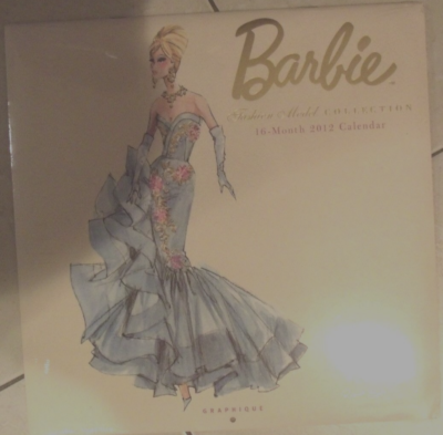 Barbie Fashion Model Collection 16 Month 2012 Calendar RARE HTF | eBay