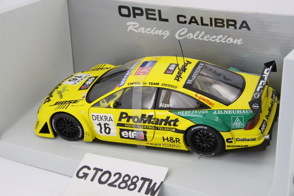UT/Minichamps 1:18 scale OPEL CALIBRA V6 ITC/DTM 1996 "ProMarkt" #16 Uwe Alzen - Image 2 of 4