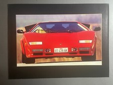 Lamborghini Countach Coupe Picture, Print - RARE!! Frameable Awesome L@@K
